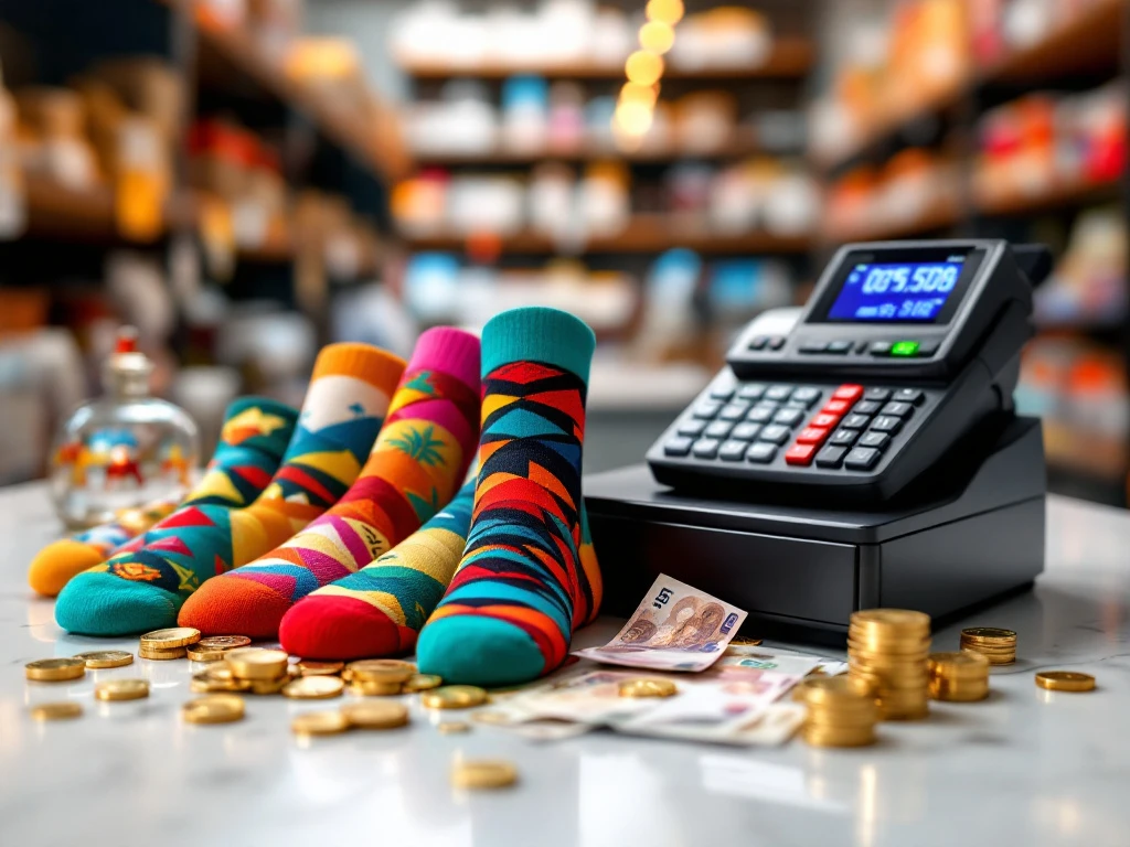 Welke winst leveren bedrukte sokken op voor retailers?